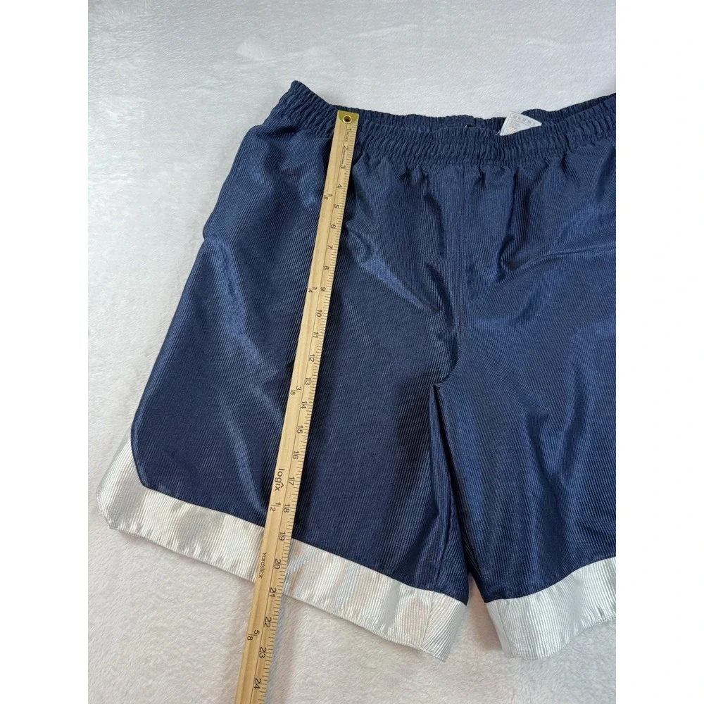 Nike Shorts Men's XXLarge Blue‎ Swoosh Basketball Silky Satin Dazzle Y2K Baggy